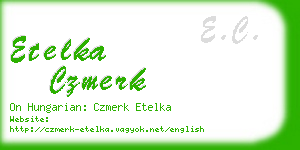 etelka czmerk business card